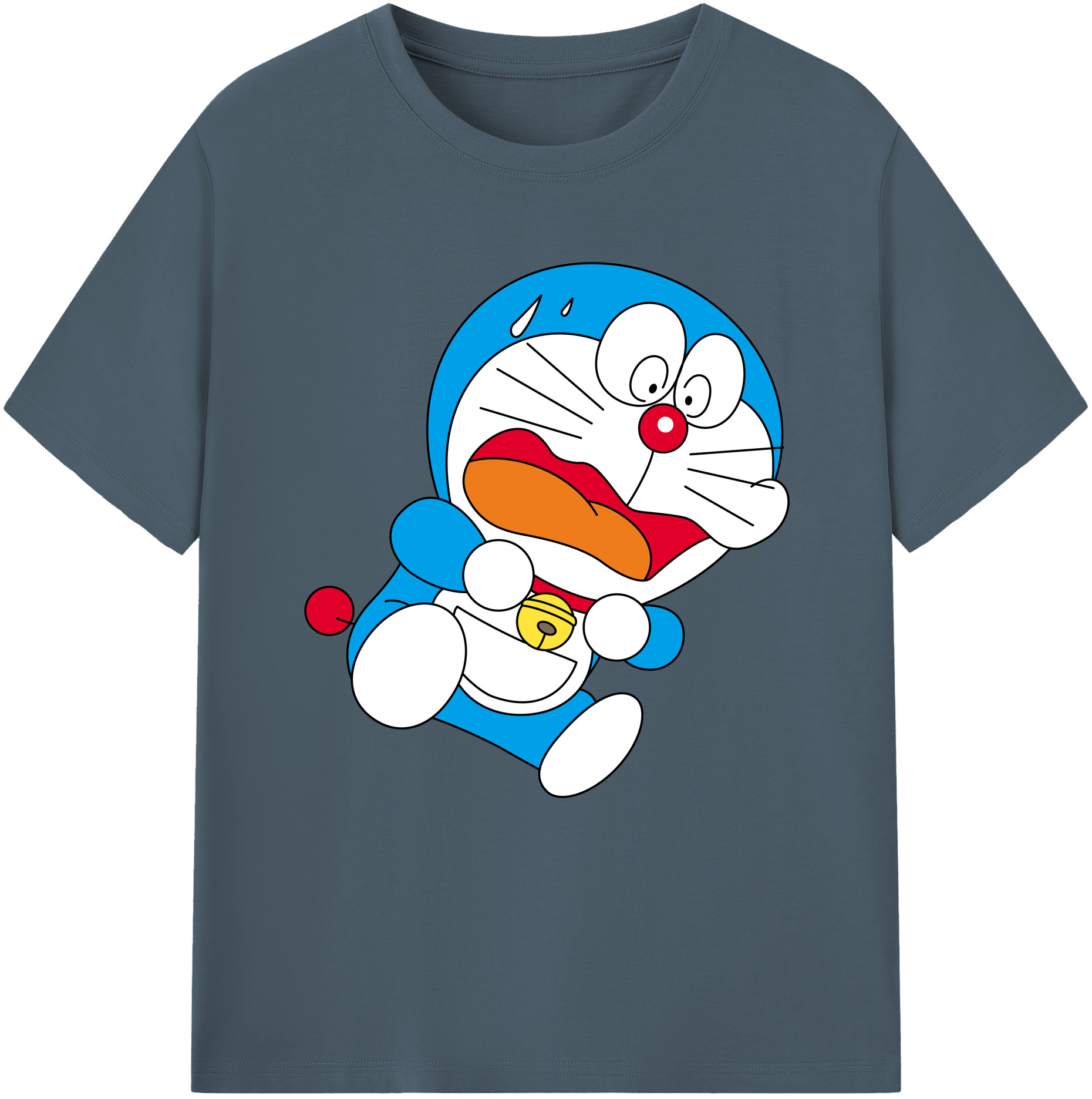 （画像用） ドラえもん Doraemon 綿100％半袖Tシャツ（フロントプリント）